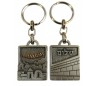 Jerusalem keychain with the word peace