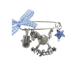 A baby carriage pin design rocking horse