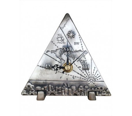 Triangular Globe Clock