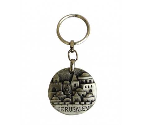 מחזיק מפתחות בעיצוב ירושלים