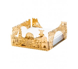 Jerusalem design memo holder