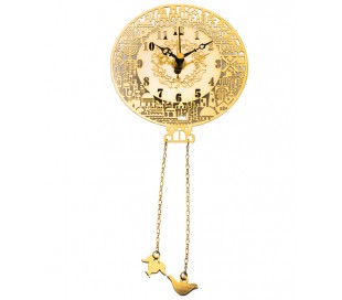 Wall clock design Jerusalem